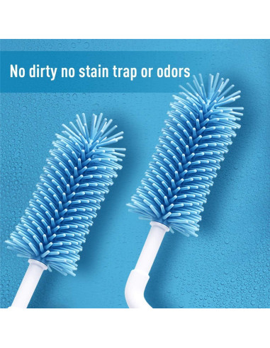 Juego de Cepillos de Silicona Oligey para Limpieza de Biberones