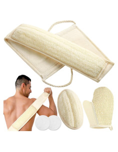 Esponjas Exfoliantes de Lufa Natural ATTEASAY - 5 Piezas