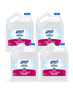 Desinfectante de Superficies PURELL 1 Galón Sin Fragancia - Paquete de 4