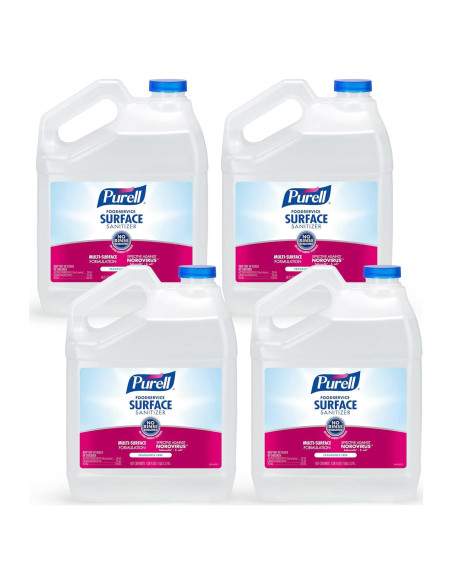 Desinfectante de Superficies PURELL 1 Galón Sin Fragancia - Paquete de 4