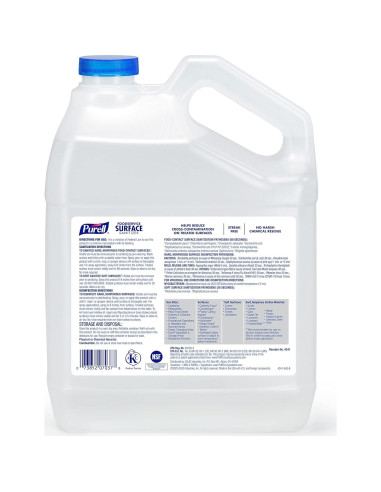 Desinfectante de Superficies PURELL 1 Galón Sin Fragancia - Paquete de 4