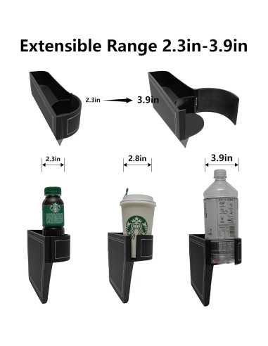 Organizador de Espacio para Asiento de Coche LELOYMO Negro