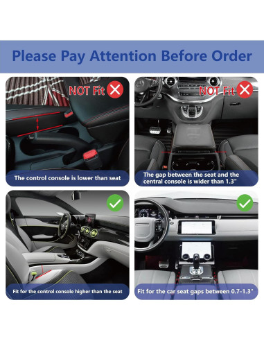 Organizador de Espacio para Asiento de Coche LELOYMO Negro