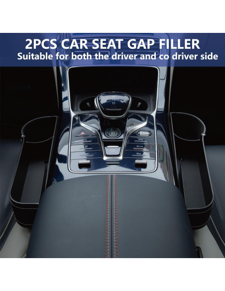 Organizador de Espacio para Asiento de Coche LELOYMO Negro