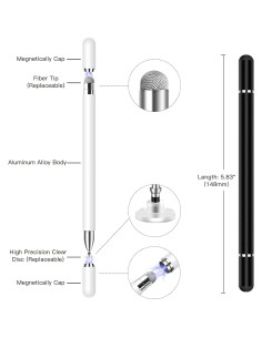 Bolígrafo Stylus 2 en 1 Fllynewrite para Samsung y iPad 2