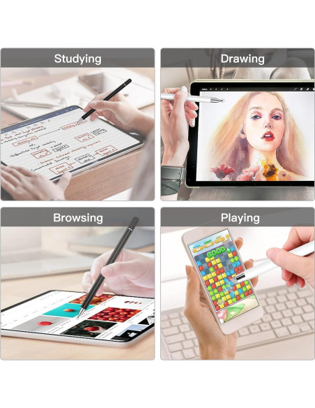 Bolígrafo Stylus 2 en 1 Fllynewrite para Samsung y iPad