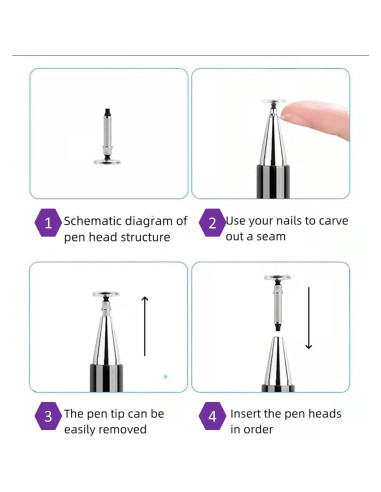 Bolígrafo Stylus 2 en 1 Fllynewrite para Samsung y iPad