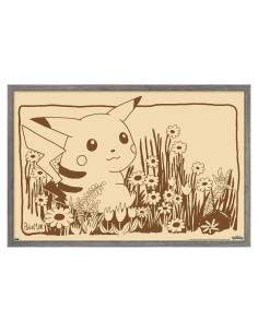 Póster de Pared Pokémon Pikachu Sepia Trends 57x37 cm