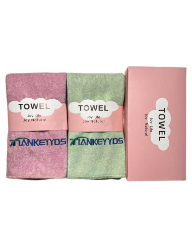 Juego de Toallas Deportivas YXGJMYGS 2 Piezas 83x41 cm