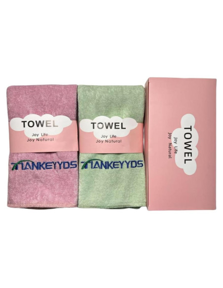 Juego de Toallas Deportivas YXGJMYGS 2 Piezas 83x41 cm