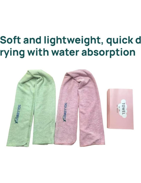 Juego de Toallas Deportivas YXGJMYGS 2 Piezas 83x41 cm