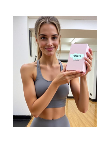 Juego de Toallas Deportivas YXGJMYGS 2 Piezas 83x41 cm