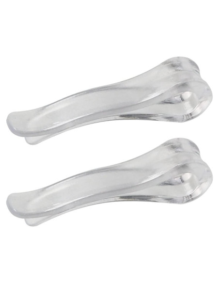 Clips de Plástico Transparente MEETOOT 150pcs 39mm Tipo Cocodrilo Clips de Plástico Transparente MEETOOT 150pcs 39mm Tipo Cocodrilo