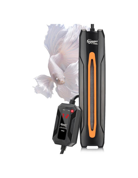 Calentador de Acuario Hygger 100W para 19-98 Litros
