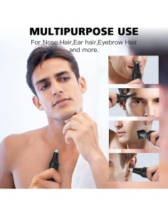 Recortador de Vello Nasal y Orejas XOOMRSCP Recargable USB-C 2