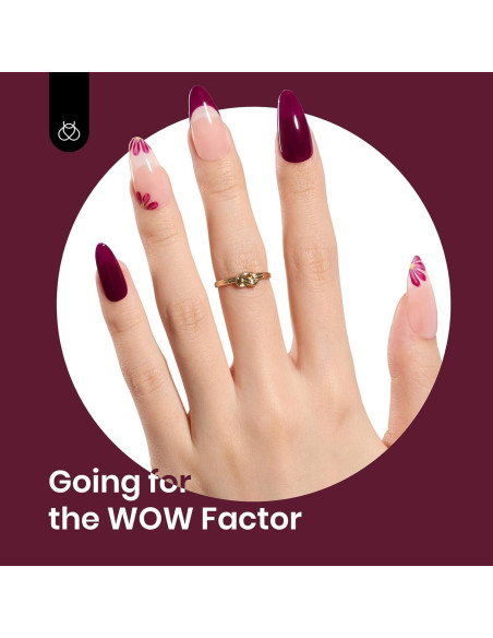 Esmalte de Uñas en Gel Beetles 15 ml Burdeos Ciruela Suave