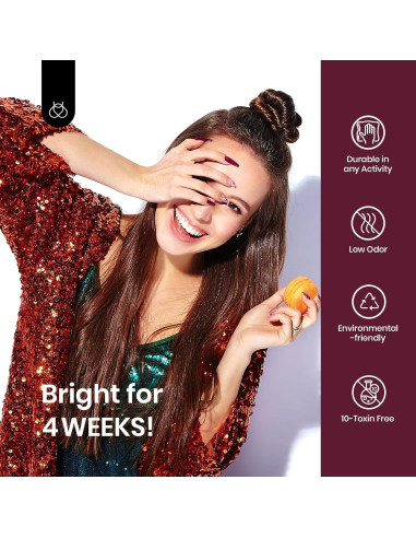 Esmalte de Uñas en Gel Beetles 15 ml Burdeos Ciruela Suave