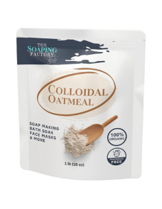 Polvo de Avena Coloidal Orgánica 453.6 g - La Fábrica de Jabones