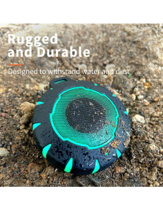 Altavoz Bluetooth Impermeable Heysong Bubble 12h Negro 2