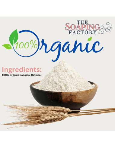 Polvo de Avena Coloidal Orgánica 453.6 g - La Fábrica de Jabones