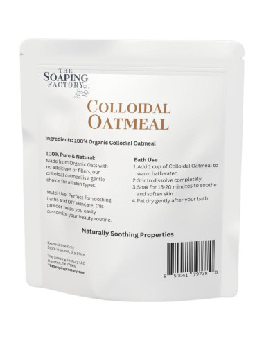 Polvo de Avena Coloidal Orgánica 453.6 g - La Fábrica de Jabones