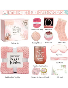 Canasta de Regalo Cuidado Personal Heniniy Rosa 1.36kg 2