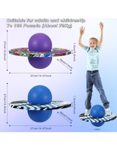 Pogo Ball Junkin 2 Piezas con Bomba y Diseño Colorido 2