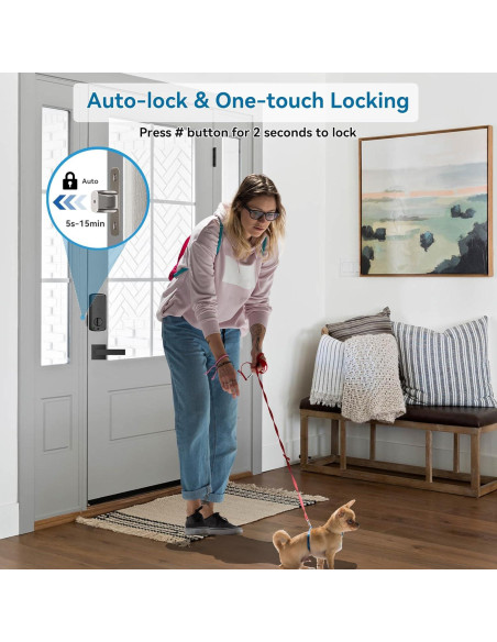 Cerradura Inteligente Biométrica Harfo DA2H-AG con App y Teclado Cerradura Inteligente Biométrica Harfo DA2H-AG con App y Teclado