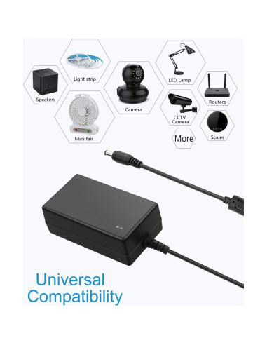 ALITOVE Adaptador AC/DC 12V 3A 36W 2-Pack para Dispositivos