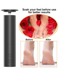 Lima Eléctrica para Pies ele ELEOPTION HX-12 6 Velocidades 2