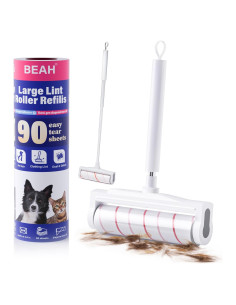 Rodillo de Pelusa BEAH Extra Ancho 24 cm con 90 Hojas