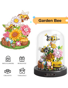 Set de Construcción de Flores Hsonline Abeja 530 Piezas 2
