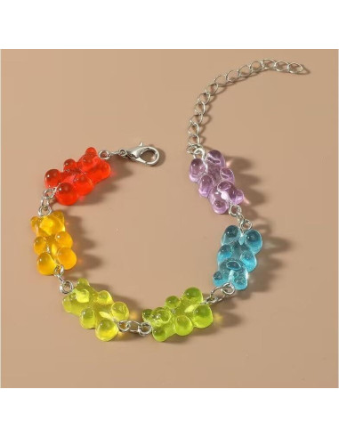 200 Perlas Acrílicas Transparentes Ositos BERMRO 1.2cm DIY