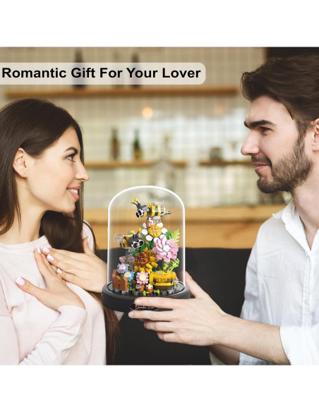 Set de Construcción de Flores Hsonline Abeja 530 Piezas