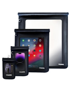 Bolsas Faraday MUBYE, Paquete de 4, Antirrobo y a Prueba de Fuego