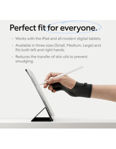 Guante de Dibujo Paperlike para iPad - Artista Digital - Tamaños S, M, L 2