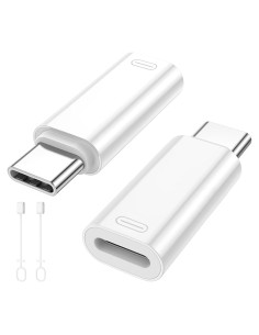 Paquete de 2 Adaptadores USB C a Lightning Jadebones - Audio, Carga y Datos
