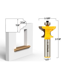 Fresa para Alfeizar de Ventana Yonico 18143 22.23 mm Eje 12.7 mm 2