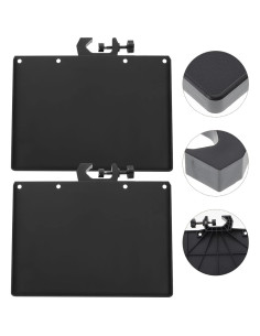 Soporte de Bandeja Ajustable para Micrófono HEALLILY - Negro 2