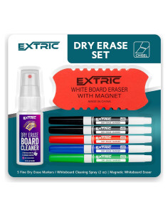 Juego de Marcadores Borrables Fina EXTRIC 7 Piezas Multicolor