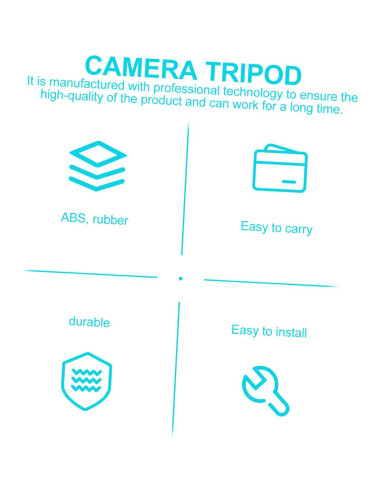 Trípode de Escritorio Plegable Tofficu O5I1214GES561D9D 173g