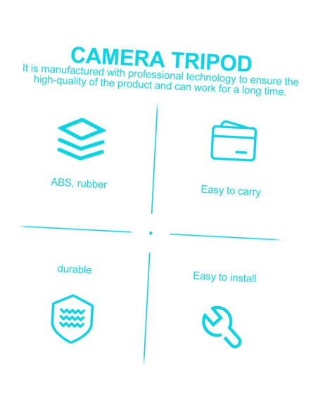 Trípode de Escritorio Plegable Tofficu O5I1214GES561D9D 173g