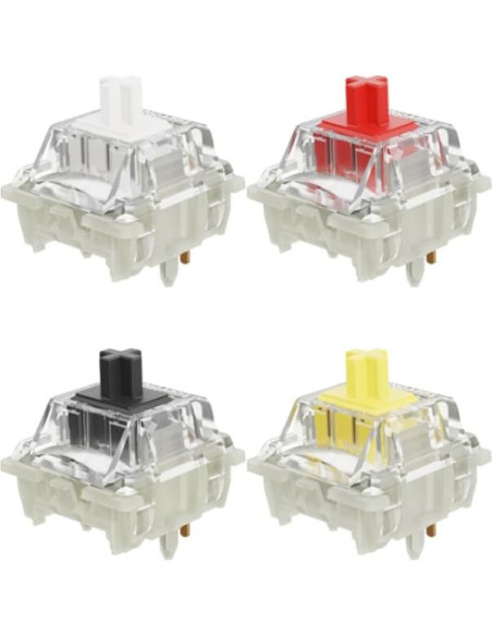 Interruptores de Teclado GATERON KS-9 2.0 Amarillo Silencioso 35PCS