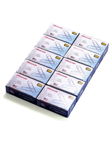 Ganchos de Papel Gigantes Officemate, Paquete de 1000 Ganchos