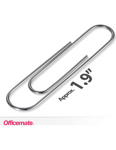 Ganchos de Papel Gigantes Officemate, Paquete de 1000 Ganchos