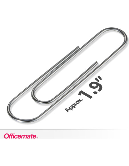 Ganchos de Papel Gigantes Officemate, Paquete de 1000 Ganchos