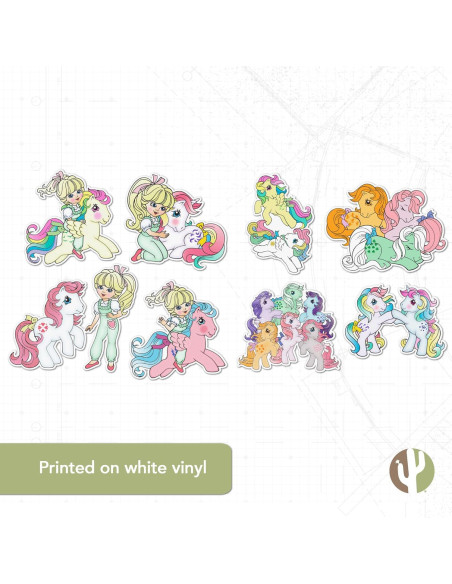 Calcomanías Mi Pequeño Pony Desierto Cactus - 8 Vinilos Adhesivos