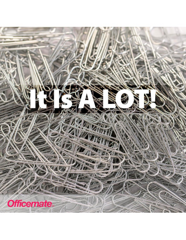 Ganchos de Papel Gigantes Officemate, Paquete de 1000 Ganchos