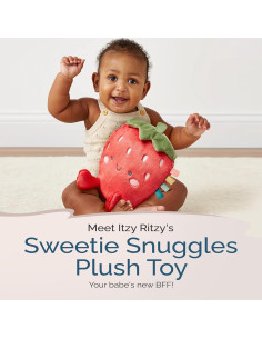 Juguete de Peluche Itzy Ritzy Fresa Suave para Bebés 2