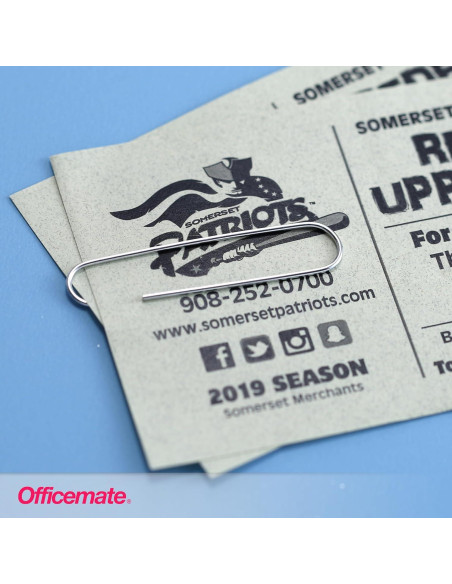 Ganchos de Papel Gigantes Officemate, Paquete de 1000 Ganchos